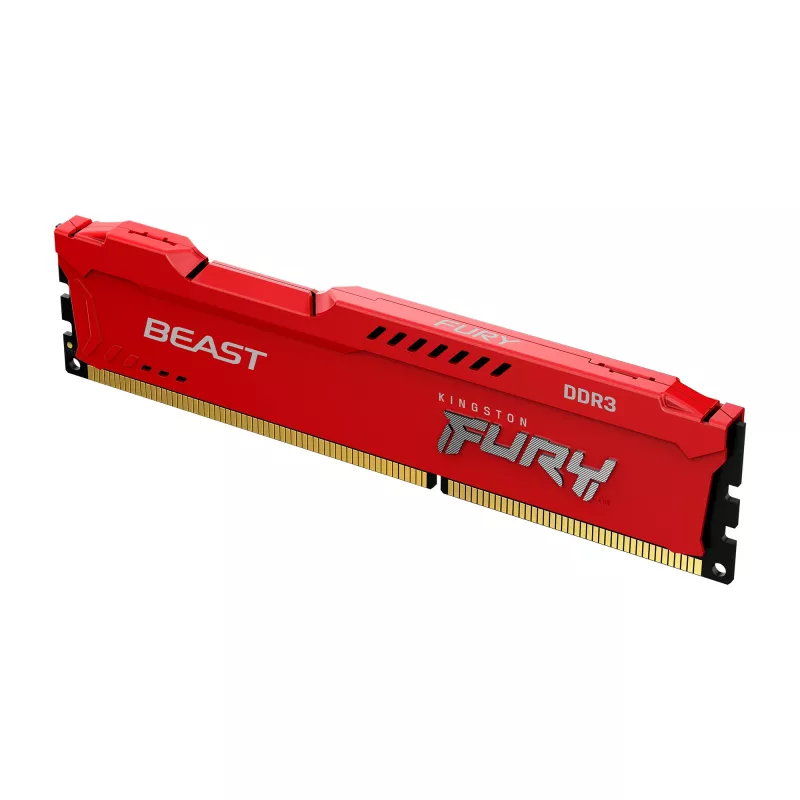 Kingston Technology FURY Beast, 8 GB, 1 X 8 GB, DDR3, 1866 MHz, 240-pin DIMM, Red