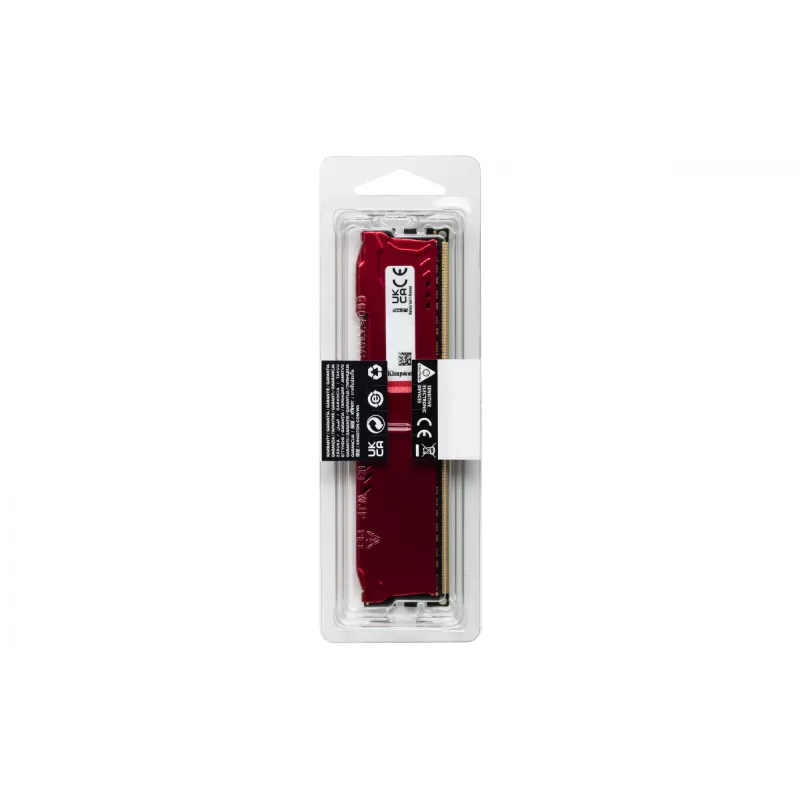 Kingston Technology FURY Beast, 8 GB, 1 X 8 GB, DDR3, 1866 MHz, 240-pin DIMM, Red