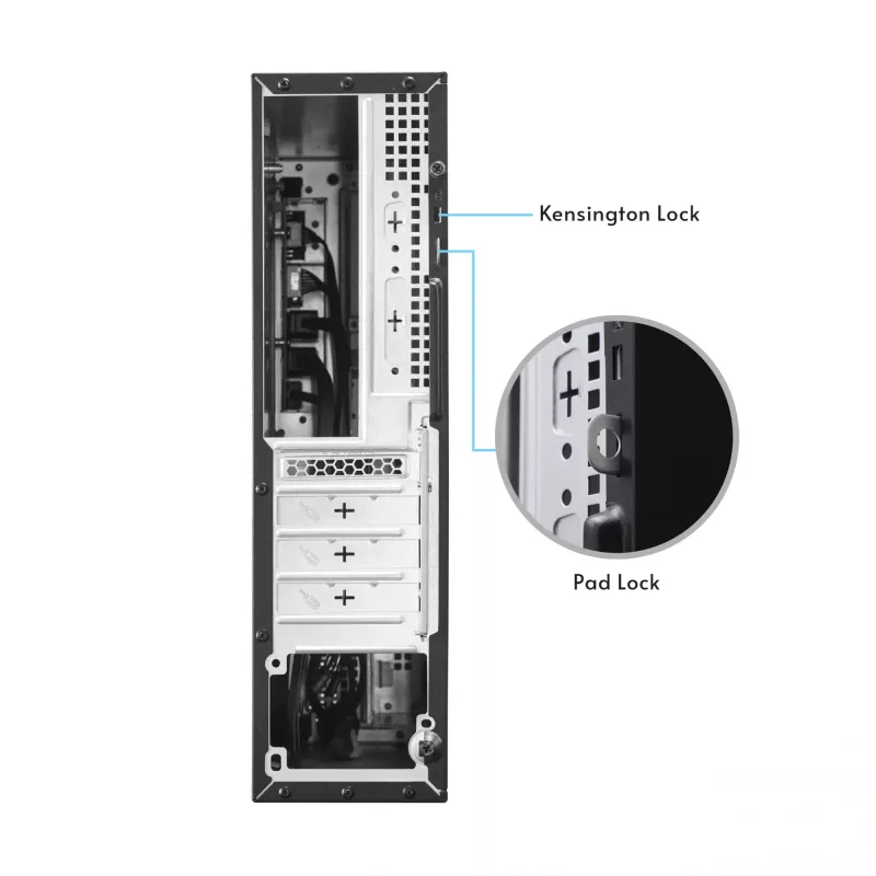 Obudowa komputerowa CHIEFTEC DT-10B-300 Small Form Factor (SFF) czarna z zasilaczem 300 W TFX