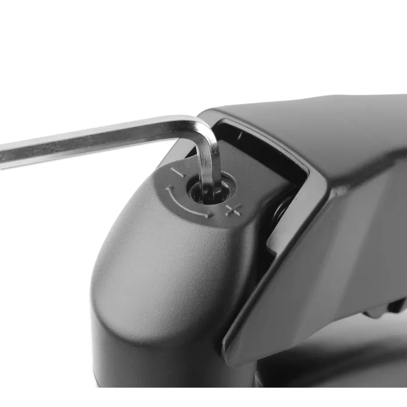 Manhattan Dual Desk Mount dla telewizorów i monitorów (sprężyna gazowa, pełny zakres ruchu), Do ekranów od 10 cali do 27 cali, Montaż zaciskowy lub przez przelotkę, Kompatybilność VESA: 75x75 i 100x100 mm - sprawdź wymiary czterech otworów montażowych z tyłu ekranu, aby upewnić się, że pasuje, Maks. 9 kg (każdy), Uchwyt