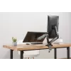 Manhattan Dual Desk Mount dla telewizorów i monitorów (sprężyna gazowa, pełny zakres ruchu), Do ekranów od 10 cali do 27 cali, Montaż zaciskowy lub przez przelotkę, Kompatybilność VESA: 75x75 i 100x100 mm - sprawdź wymiary czterech otworów montażowych z tyłu ekranu, aby upewnić się, że pasuje, Maks. 9 kg (każdy), Uchwyt