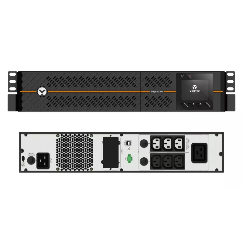 Vertiv EDGELI-2200IRT2U zasilacz awaryjny (UPS) Line-Interactive 2,2 kVA 1980 W 6 gniazd AC