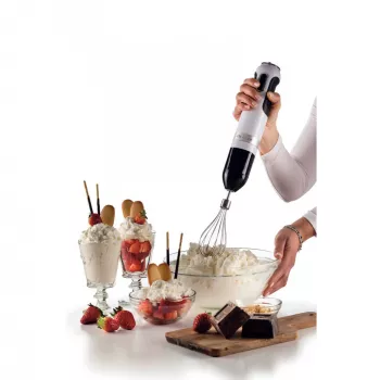 Ariete 602 Moderna blender ręczny, 1000 W, 10 prędkości + turbo, akcesoria w zestawie, biały