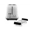 De’Longhi CTJ 2103.W toster 2 kromki 900 W Czarny, Biały