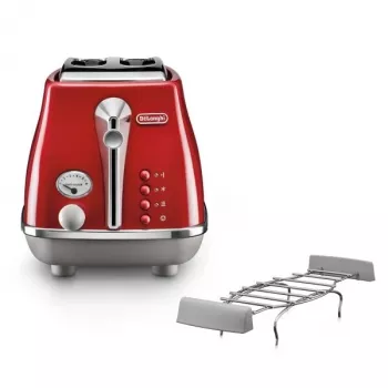 De’Longhi Icona Capitals 6 2 kromki 900 W Czerwony