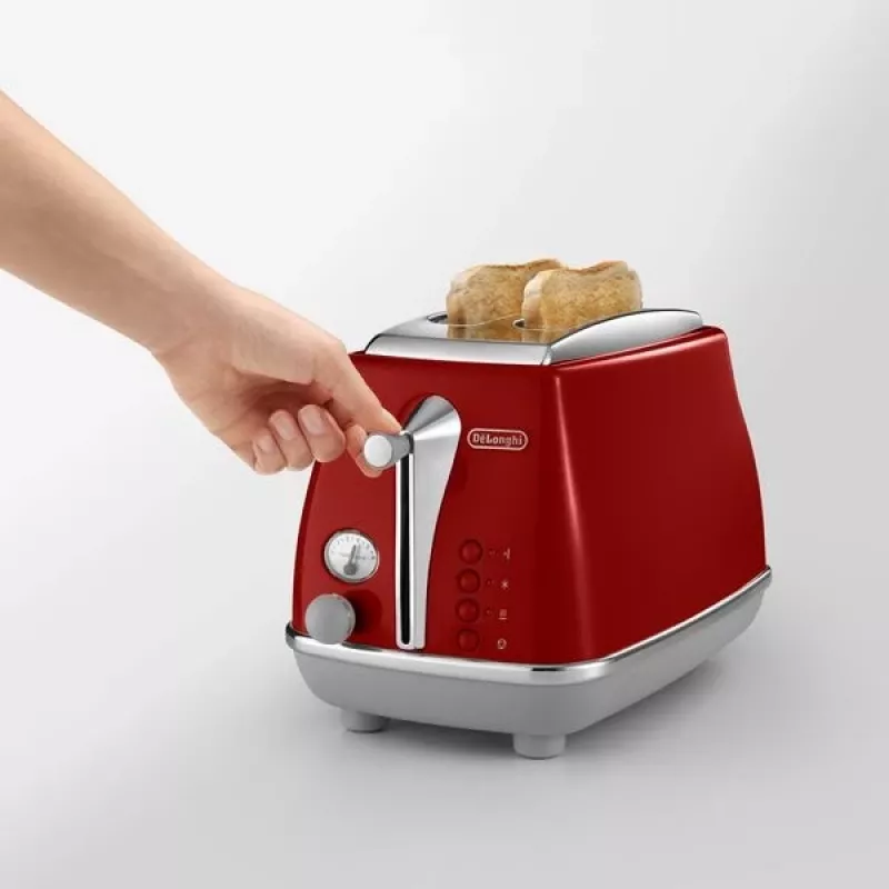 De’Longhi Icona Capitals 6 2 kromki 900 W Czerwony