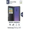 Cellularline Book Agenda 2 - Galaxy A57 etui książkowe z ekoskóry z zamknięciem magnetycznym, funkcją podstawki i ochroną RFID/NFC dla kart zbliżeniowych.