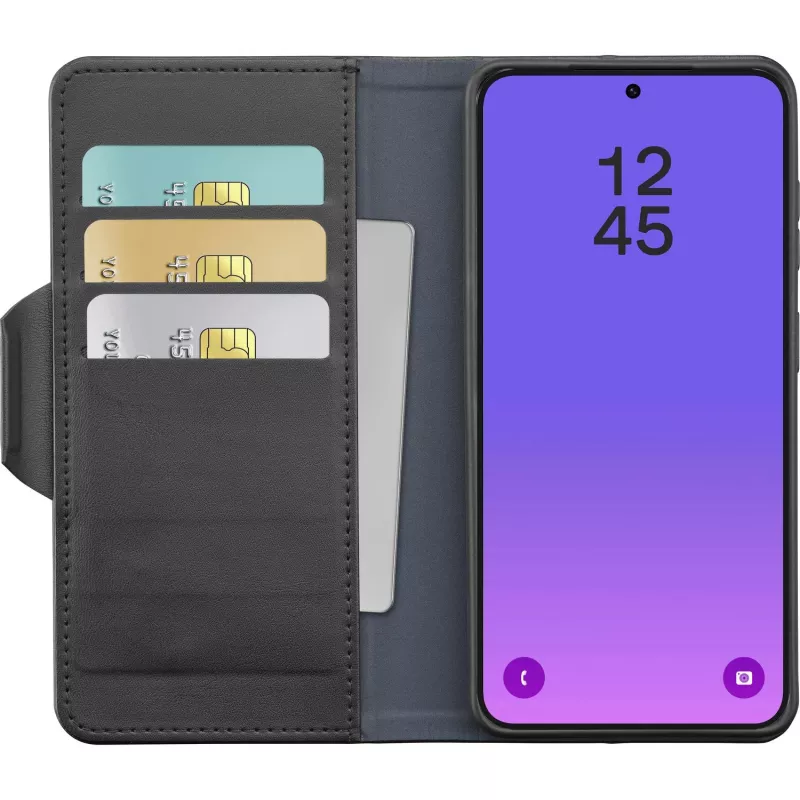 Cellularline Book Agenda 2 - Galaxy A57 etui książkowe z ekoskóry z zamknięciem magnetycznym, funkcją podstawki i ochroną RFID/NFC dla kart zbliżeniowych.