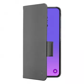 Cellularline Book - etui książkowe Galaxy A57 z kieszenią na kartę, zamknięciem magnetycznym i pełnym dostępem do przycisków i złączy.