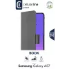 Cellularline Book - etui książkowe Galaxy A57 z kieszenią na kartę, zamknięciem magnetycznym i pełnym dostępem do przycisków i złączy.