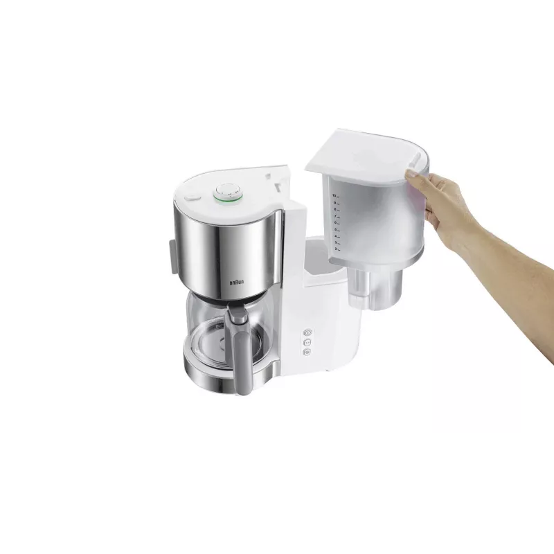 Ekspres do kawy Braun KF 5120 WH w pełni automatyczny przelewowy 1,2 l