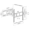 Techly ICA-PLB 344STY uchwyt/statyw TV 139,7 cm (55 cali) Czarny