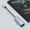Techly IDATA USB-ETGIGA-AA stacja dokująca/replikator portów do laptopa Przewodowa USB 3.2 Gen 1 (3.1 Gen 1) Typ-A Czarny, Srebrny