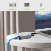 Techly IDATA USB-ETGIGA-AA stacja dokująca/replikator portów do laptopa Przewodowa USB 3.2 Gen 1 (3.1 Gen 1) Typ-A Czarny, Srebrny