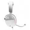 Glorious Gaming Glorious GHS Eternal RGB - Stereofoniczny zestaw słuchawkowy RGB do gier na PC, PS5, PS4, Switch - niestandardowo dostrojone skośne przetworniki, regulowany, krystalicznie czysty odłączany mikrofon, USB-C - wytrzymały, całodniowy i całonocny komfort - biały