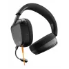 Glorious Gaming Glorious GHS Eternal - Stereofoniczny zestaw słuchawkowy dla graczy na PC, PS5, PS4, Xbox, Switch - Specjalnie dostrojone kątowe przetworniki, regulowany, krystalicznie czysty odłączany mikrofon, 3,5 mm - Wytrzymały, komfort przez cały dzień i noc - Czarny