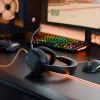 Glorious Gaming Glorious GHS Eternal - Stereofoniczny zestaw słuchawkowy dla graczy na PC, PS5, PS4, Xbox, Switch - Specjalnie dostrojone kątowe przetworniki, regulowany, krystalicznie czysty odłączany mikrofon, 3,5 mm - Wytrzymały, komfort przez cały dzień i noc - Czarny