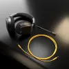 Glorious Gaming Glorious GHS Eternal - Stereofoniczny zestaw słuchawkowy dla graczy na PC, PS5, PS4, Xbox, Switch - Specjalnie dostrojone kątowe przetworniki, regulowany, krystalicznie czysty odłączany mikrofon, 3,5 mm - Wytrzymały, komfort przez cały dzień i noc - Czarny