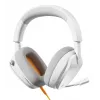 Glorious Gaming Glorious GHS Eternal - stereofoniczny zestaw słuchawkowy do gier na PC, PS5, PS4, Xbox, Switch - niestandardowo dostrojone skośne przetworniki, regulowany krystalicznie czysty odłączany mikrofon, 3.5 mm - wytrzymały, komfort przez cały dzień i noc - biały