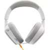 Glorious Gaming Glorious GHS Eternal - stereofoniczny zestaw słuchawkowy do gier na PC, PS5, PS4, Xbox, Switch - niestandardowo dostrojone skośne przetworniki, regulowany krystalicznie czysty odłączany mikrofon, 3.5 mm - wytrzymały, komfort przez cały dzień i noc - biały