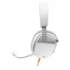 Glorious Gaming Glorious GHS Eternal - stereofoniczny zestaw słuchawkowy do gier na PC, PS5, PS4, Xbox, Switch - niestandardowo dostrojone skośne przetworniki, regulowany krystalicznie czysty odłączany mikrofon, 3.5 mm - wytrzymały, komfort przez cały dzień i noc - biały