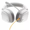Glorious Gaming Glorious GHS Eternal - stereofoniczny zestaw słuchawkowy do gier na PC, PS5, PS4, Xbox, Switch - niestandardowo dostrojone skośne przetworniki, regulowany krystalicznie czysty odłączany mikrofon, 3.5 mm - wytrzymały, komfort przez cały dzień i noc - biały
