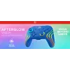 Przewodowy i bezprzewodowy gamepad Turtle Beach Afterglow Wave niebieski dla Nintendo Switch 2 — Bluetooth/USB-C, RGB, wbudowana bateria 20h, kabel 3 m