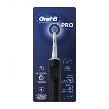 Szczoteczka elektryczna BRAUN Oral‑B Vitality Pro — Obrotowo-oscylacyjna, Czarna