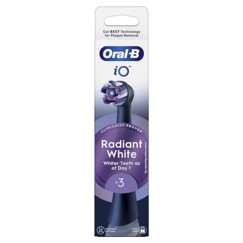 Końcówka wymienna do szczoteczki Oral-B 80782595, 3 szt., czarna