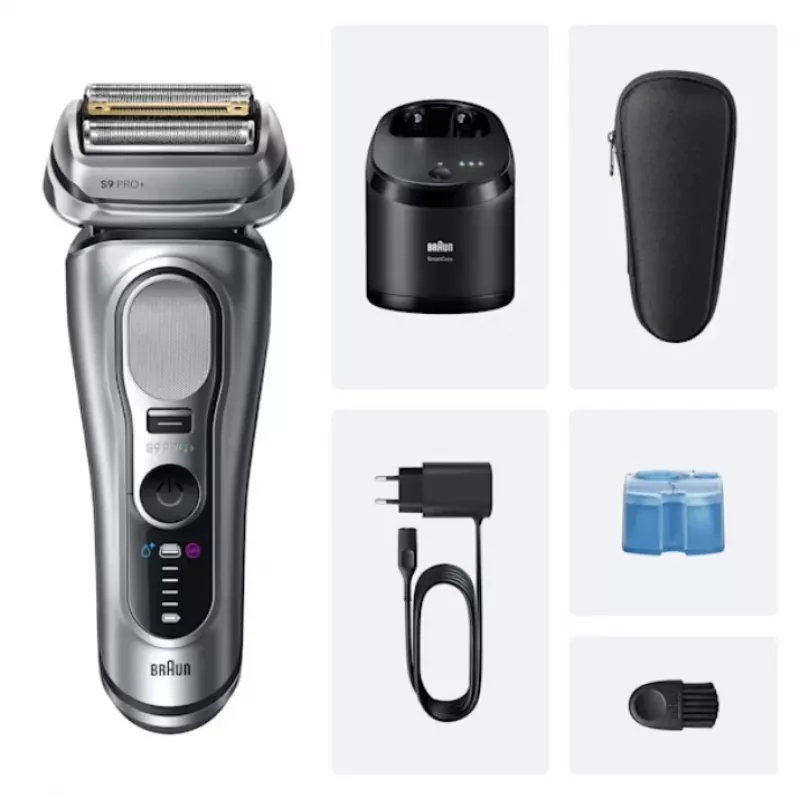 Golarka foliowa Braun Series 9 Pro+ 9667CC srebrna stal nierdzewna