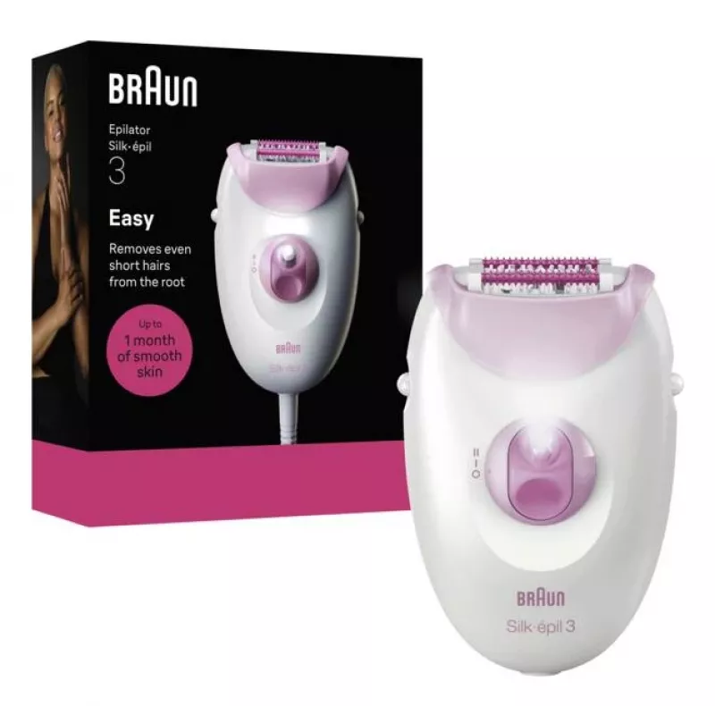 Braun Silk-epil 3-000 20 pęset Różowy