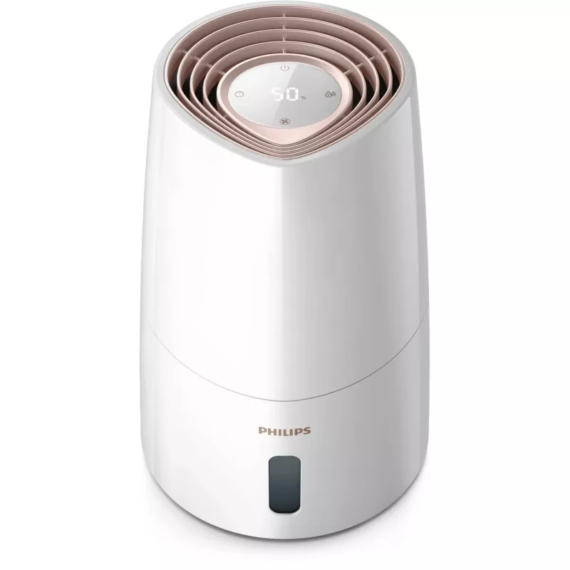 Nawilżacz powietrza Philips HU3916/10 3 L ultradźwiękowy, 25 W, biały/różowe złoto, 250×250×375 mm