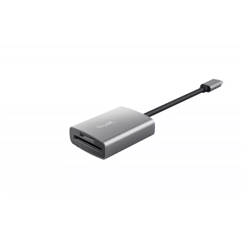 Trust 24136 czytnik kart USB 3.2 Gen 1 (3.1 Gen 1) Type-C Aluminium