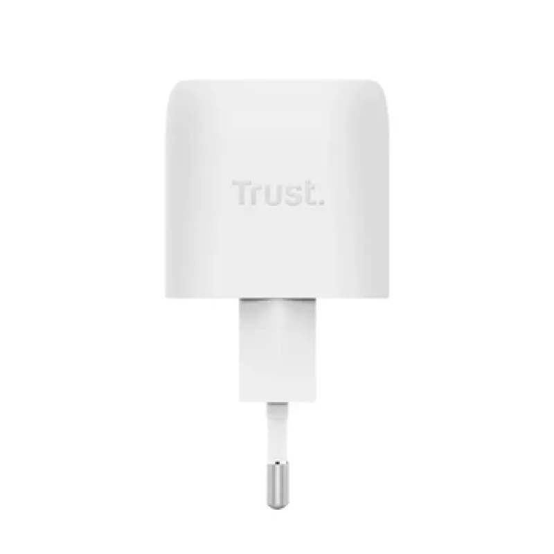 Ładowarka Trust Maxo 30W USB-C GaN, wewnętrzna, szybkie ładowanie, biała