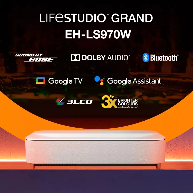 Epson EH-LS970W 4000 ANSI lumenów 3LCD UHD 4K (3840x2160) Biały