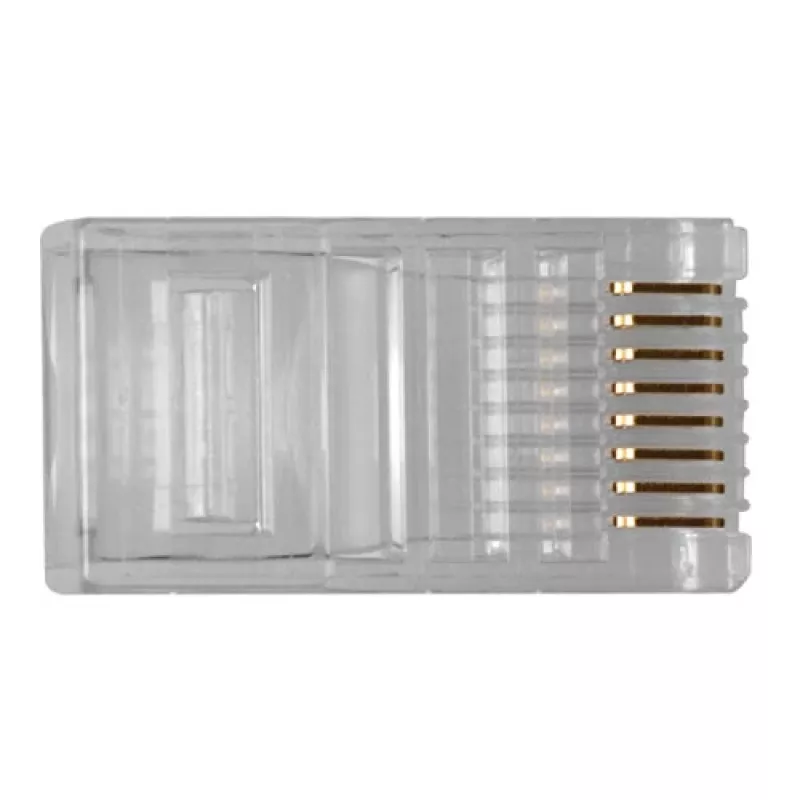 ACT RJ45 (8P/8C) modułowa wtyczka do kabla okrągłego z przewodami pełnymi