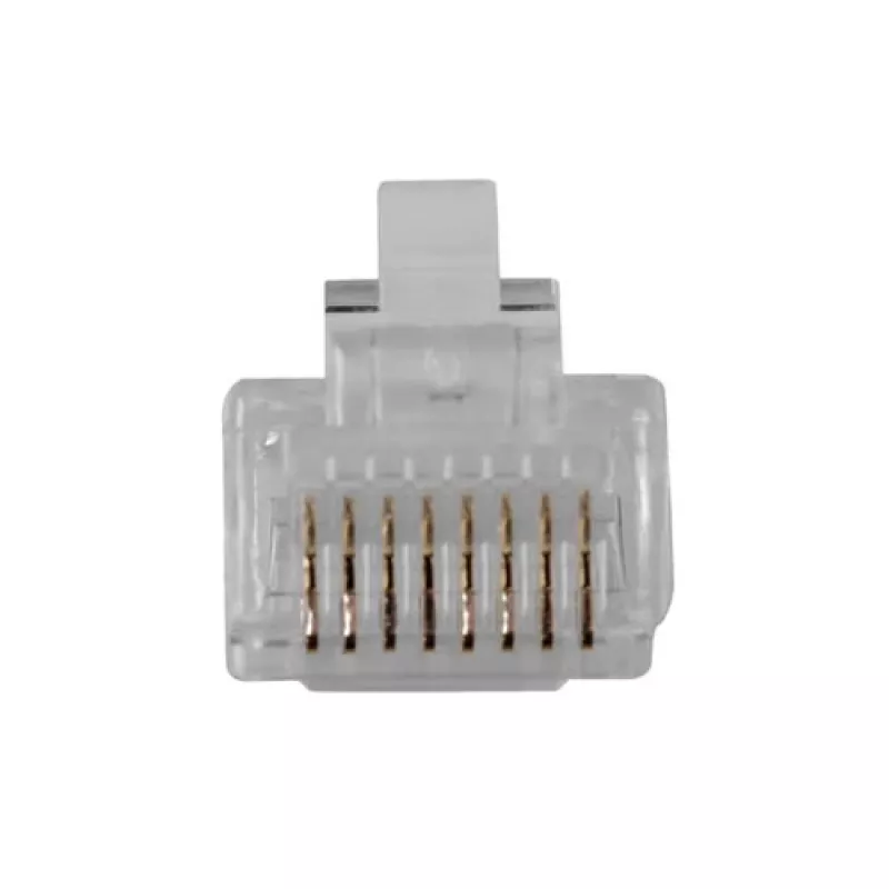 ACT RJ45 (8P/8C) modułowa wtyczka do kabla okrągłego z przewodami pełnymi
