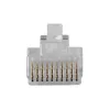 Modularne złącze ACT RJ48 (10P/10C) do kabla płaskiego