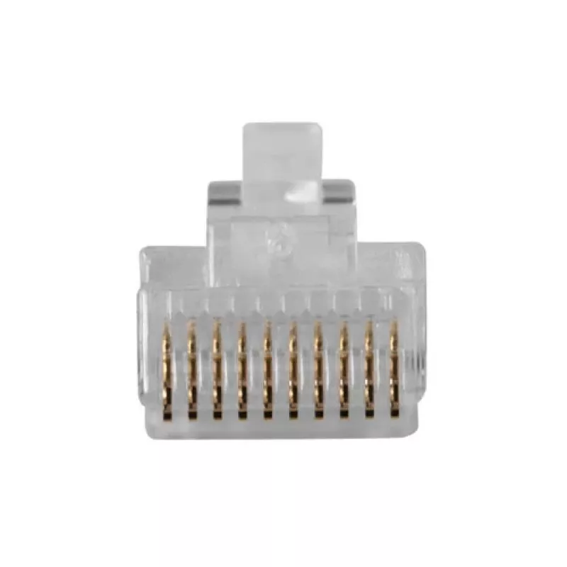 Modularne złącze ACT RJ48 (10P/10C) do kabla płaskiego