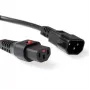 ACT Powercord C13 IEC Lock C14 czarny 1 m PC1024 230V 10A