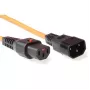 ACT Powercord C13 IEC Lock C14 pomarańczowy 3 m PC942 230 V 10 A