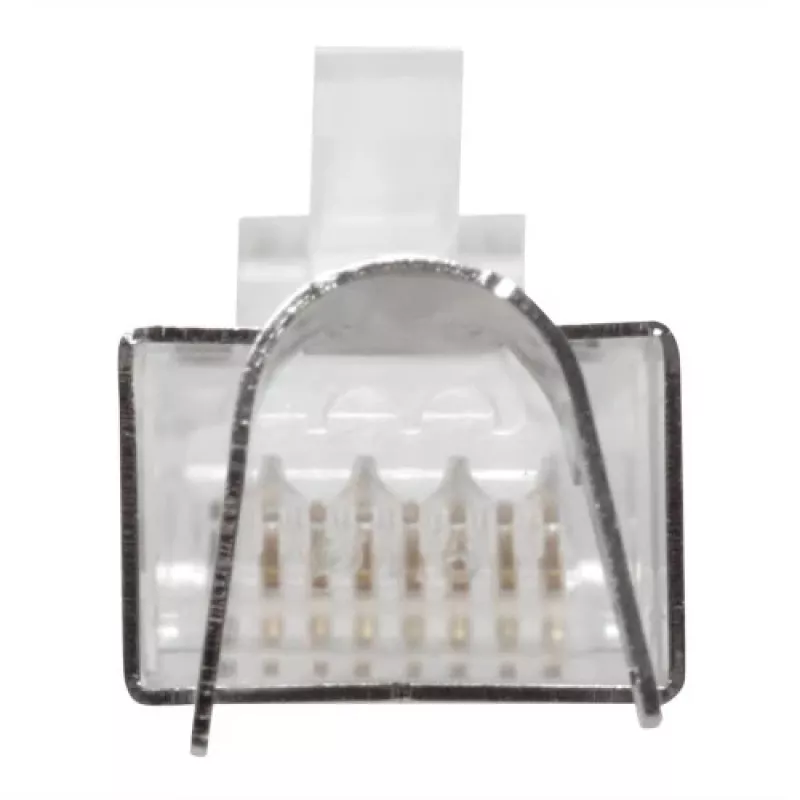 ACT RJ45 (8P/8C) CAT6A ekranowane złącze modułowe do kabla okrągłego z przewodami pełnymi lub linkowymi