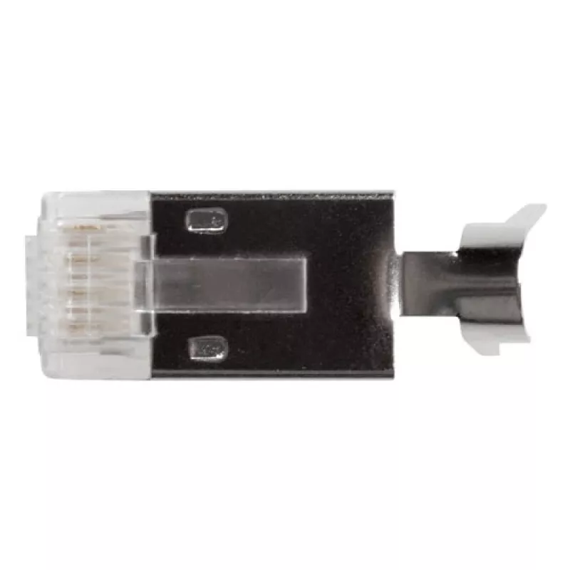 ACT RJ45 (8P/8C) CAT6A ekranowane złącze modułowe do kabla okrągłego z przewodami pełnymi lub linkowymi