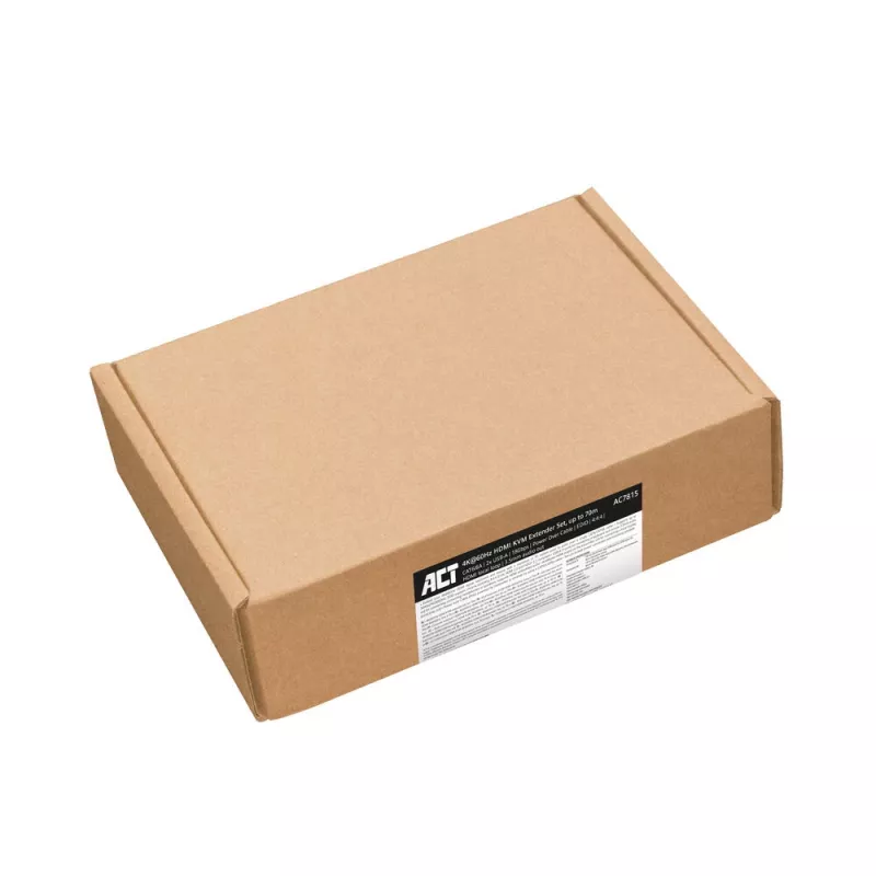 ACT 4K HDMI 2.0 Zestaw przedłużacza KVM przez CAT6A do 70 metrów