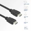 Kabel HDMI ACT AK3873 2 m HDMI Typ A (Standard) Czarny