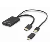 ACT Adapter HDMI na USB Typu C żeński, 4K@60Hz. Długość kabla: 0,25 m, Złącze 1: USB Typu C, Złącze 2: HDMI + USB. Ilość w opakowaniu: 1 szt.
