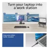 Uniwersalna stacja dokująca ACT USB-C 4K, do 3 monitorów HDMI/DisplayPort, DisplayLink