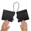 R-Go Tools Ergonomiczny klawiatura R-Go Split Break z oprogramowaniem break, ergonomiczna klawiatura dzielona, QWERTY (NORDYCKI), Bluetooth, czarna