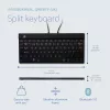 R-Go Tools Ergonomiczny klawiatura R-Go Split Break z oprogramowaniem break, ergonomiczna klawiatura dzielona, QWERTY (NORDYCKI), Bluetooth, czarna