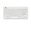 R-Go Tools Ergonomiczna klawiatura R-Go Compact Break, kompaktowa klawiatura z oprogramowaniem do przerw, QWERTZ (CH), Bluetooth, biała